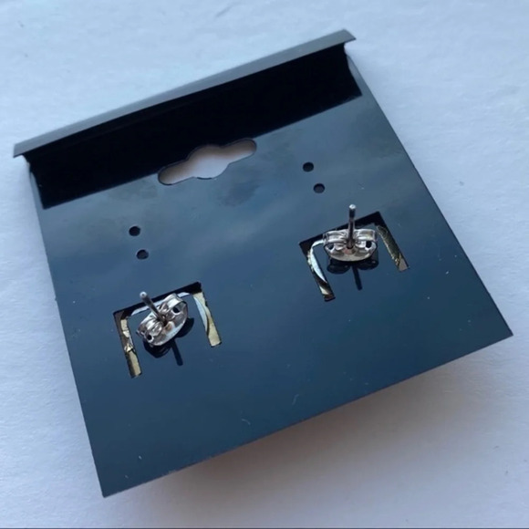 Vintage Handmade Butterfly Button Earrings - Picture 3 of 3